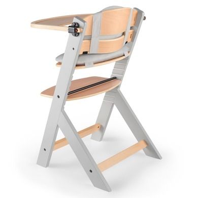 Kinderkraft, Enock, krzesełko do karmienia z poduszką, 3w1, grey