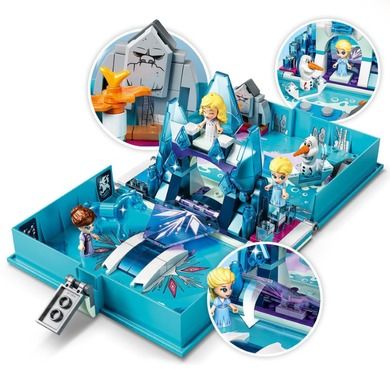 LEGO Disney Princess, Książka z przygodami Elsy i Nokka, 43189
