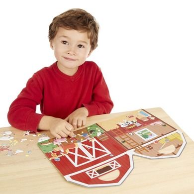 Melissa & Doug, Farm, naklejki wielorazowe