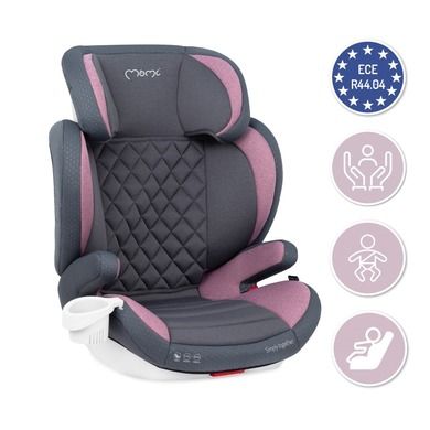MoMi, Quick Fix, fotelik samochodowy, 15-36 kg, różowy