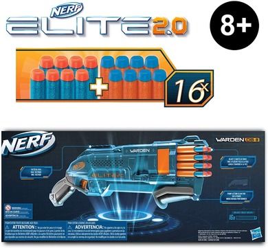 Nerf Elite 2.0, Warden DB-8, wyrzutnia i 16 strzałek