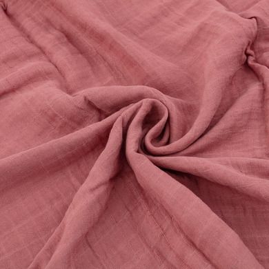 Petite&Mars, Misty, otulacz z muślinu bambusowego, Rose Rainbow, 120-120 cm, 2 szt.