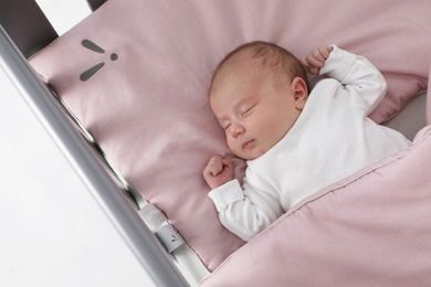 Piapimo, SleepSweet, 2-częściowy komplet pościeli dwustronnej z wypełnieniem, różowy, piaskowy, 80-100 cm