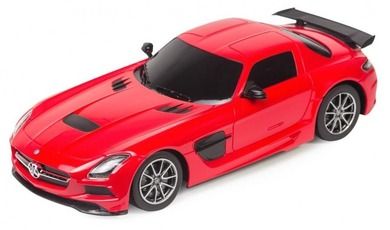 Rastar, Mercedes-Benz SLS AMG, samochód zdalnie sterowany, czerwony, 1:18
