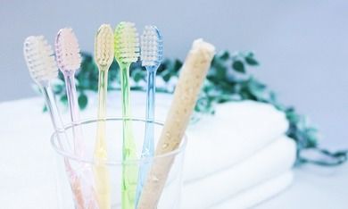 Shinyei, Crystal Fresh, podróżna szczoteczka do zębów z naturalną ceramiką, czyści bez użycia pasty, miękka