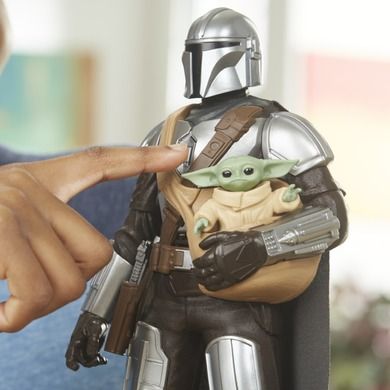 Star Wars, Galactic Action, Mandalorian, figurka z dźwiękiem, 30 cm
