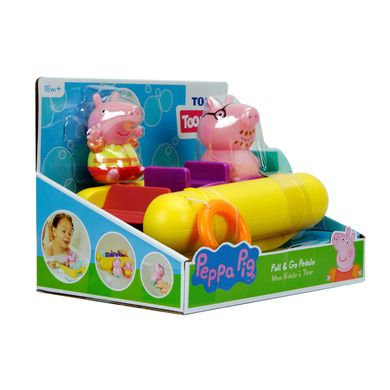 Tomy, Świnka Peppa, pływający ponton z figurkami