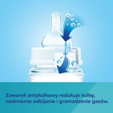 Canpol babies, EasyStart, Newborn baby, butelka antykolkowa, 120 ml, beżowe serduszka, 0m+