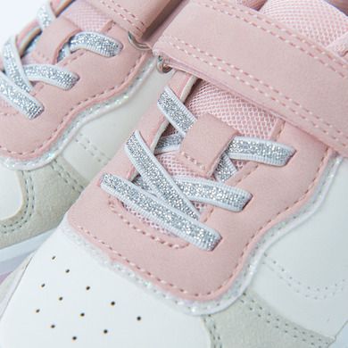 Cool Club, Buty sportowe dziewczęce, białe, świecąca podeszwa, Daisy