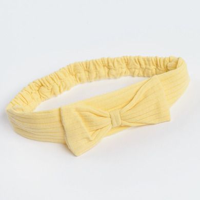 Cool Club, Komplet dziewczęcy, Body z długim rękawem, Półśpiochy, Opaska, bawełna organiczna, ecru, żółty