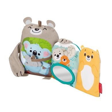 Fisher-Price, Miękkie zwierzątka, książeczka aktywizująca, zabawka niemowlęca