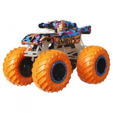 Hot Wheels, Monster Trucks, Pojazdy świecące w ciemności, 10 szt.