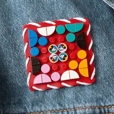 LEGO DOTS, Myszka Miki i Myszka Minnie - naszywka, 41963