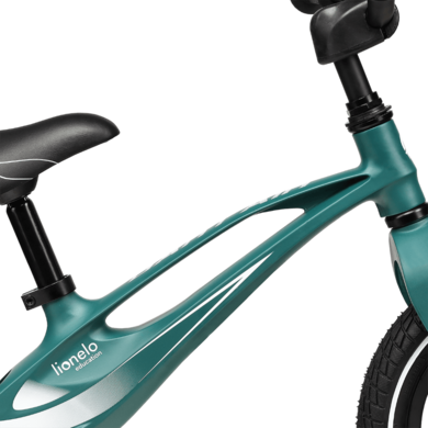 Lionelo, Bart Air, rowerek biegowy, kask gratis, Forest Green