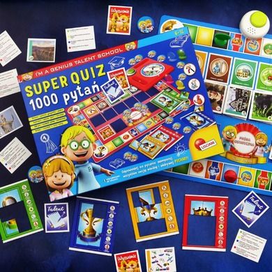 Lisciani, I'm Genius, Super Quiz, 1000 pytań, gra edukacyjna