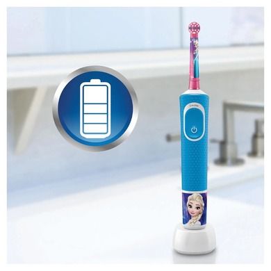 Oral-B, Family Pack, zestaw szczoteczek akumulatorowych: Vitality D100 White SensiUltrathin + D100 Kids, Kraina Lodu, dla dzieci