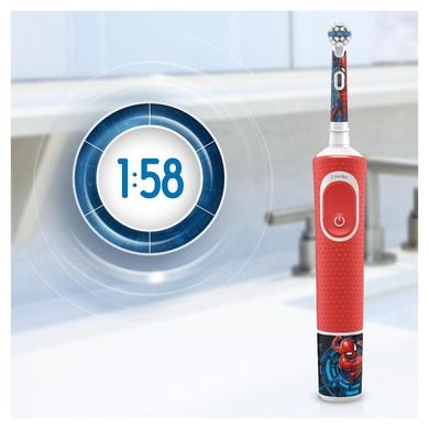 Oral-B, Vitality 100 Kids, Spiderman, szczoteczka wibrująca