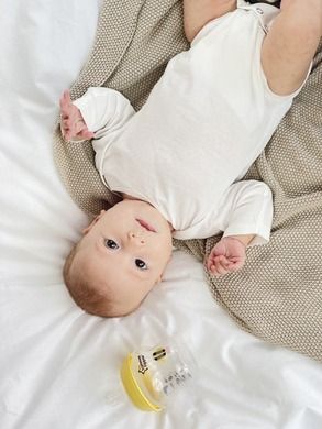 Piapimo, HandyBlanky, kocyk bambusowy, piaskowy, 80-100 cm