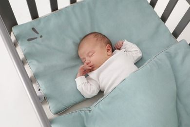 Piapimo, SleepSweet, 2-częściowy komplet pościeli dwustronnej z wypełnieniem, zielony, szary, 80-100 cm