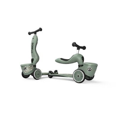 Scoot & Ride, Highwaykick 1, Lifestyle, jeździk i hulajnoga 2w1, Green Lines