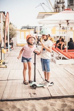 Scoot & Ride, kask S-M dla dzieci, Kiwi