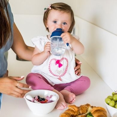 BabyOno, ergonomiczne sztućce dla dzieci, różowe