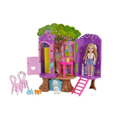 Barbie, Chelsea i jej domek na drzewie, zestaw z lalką