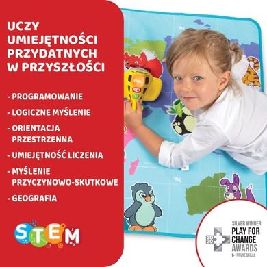 Chicco, Edu4you, Poznaj Świat - baw się i koduj, mata edukacyjna
