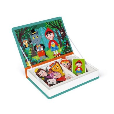Janod, Magnetibook, Świat baśni, magnetyczna układanka
