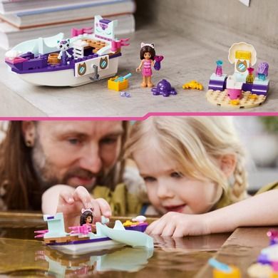 LEGO Gabby's Dollhouse, Statek i spa Gabi i Syrenkotki, 10786