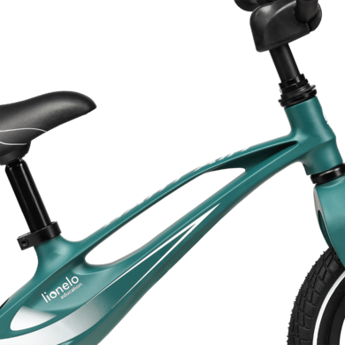 Lionelo, Bart Air, rowerek biegowy, kask gratis, Forest Green