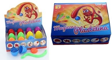 Magiczna Plastelina, jajko, masa plastyczna
