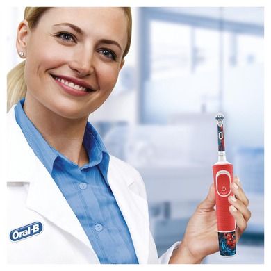 Oral-B, Vitality 100 Kids, Spiderman, szczoteczka wibrująca