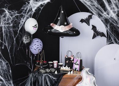 PartyDeco, torebka na prezenty Kot, mix, 8-14-18 cm, 1 szt.
