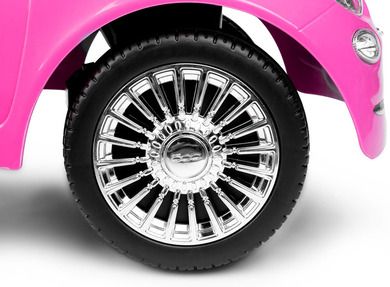 Toyz, Fiat 500, jeździk, pink