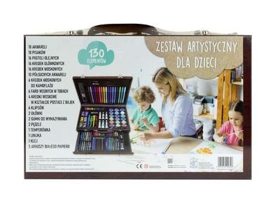 Beniamin, zestaw artystyczny, 130 elementów