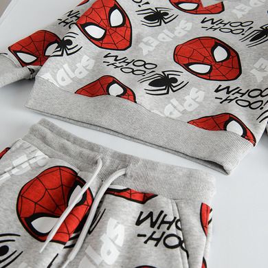Cool Club, Dres chłopięcy, szary melanż, Spider-Man