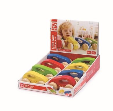 Hape, Małe Autko, pojazd drewniany, 1 szt.