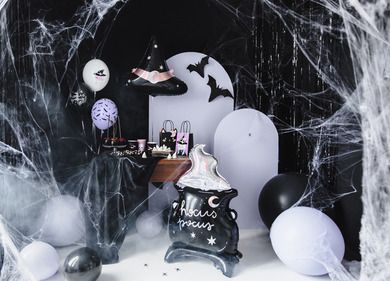 PartyDeco, torebka na prezenty Kot, mix, 8-14-18 cm, 1 szt.