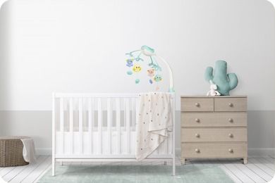 Ricokids, karuzela do łóżeczka, z projektorem na pilota, niebieska