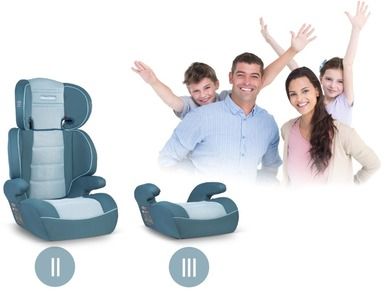 Ricokids, Sandro, fotelik samochodowy, 15-36 kg, błekitny