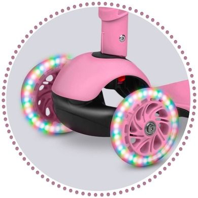 Ricokids, Todi, hulajnoga trójkołowa, różowa