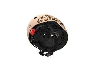 Scoot & Ride, kask dla dzieci, rozmiar XXS-S, 1-5 lat, Leopard