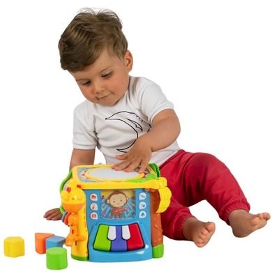 Smily Play, Interaktywna kostka dwujęzyczna, zabawka niemowlęca