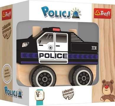 Trefl, Policja, zabawka drewniana