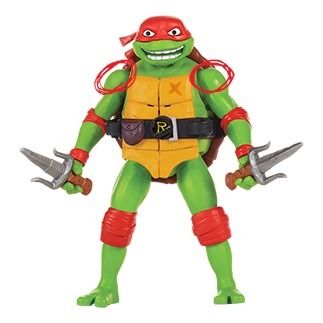 Wojownicze Żółwie Ninja, Zmutowany chaos, Rafaello, Deluxe, figurka z dźwiękiem, 14 cm