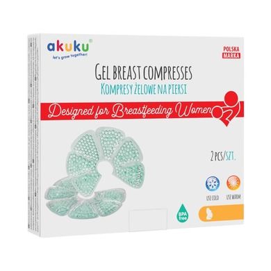 Akuku, kompresy żelowe na piersi