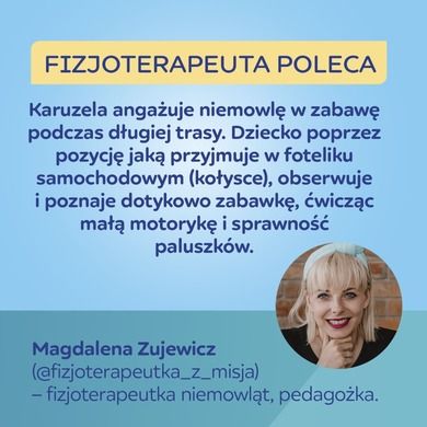 Canpol babies, BabiesBoo, sensoryczna karuzela podróżna