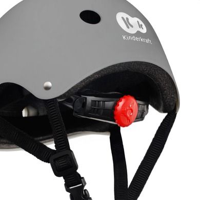 Kinderkraft, Safety, kask, grey, 48-52 cm