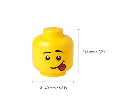 LEGO, Mała głowa Chłopiec (Głuptasek), pojemnik